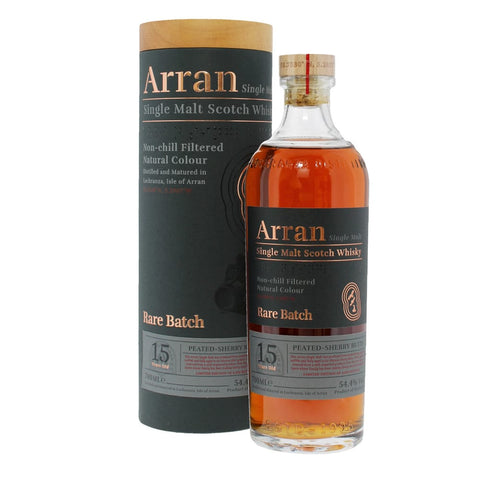 Arran 15 Year Old Rare Batch Peated Sherry 54.4%
