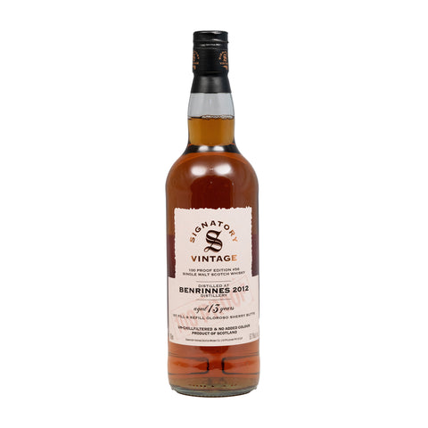 Benrinnes 2012 13 Year Old 100 Proof Release #56 57.1%