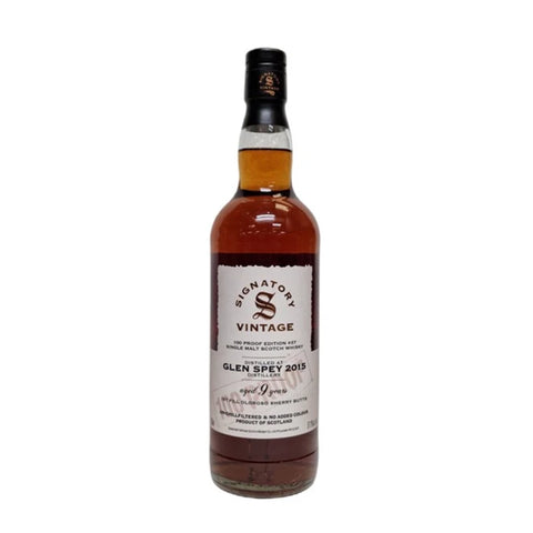 Glen Spey 2015 9 Year Old Whisky 100 Proof Collection Edition 37 57.1%