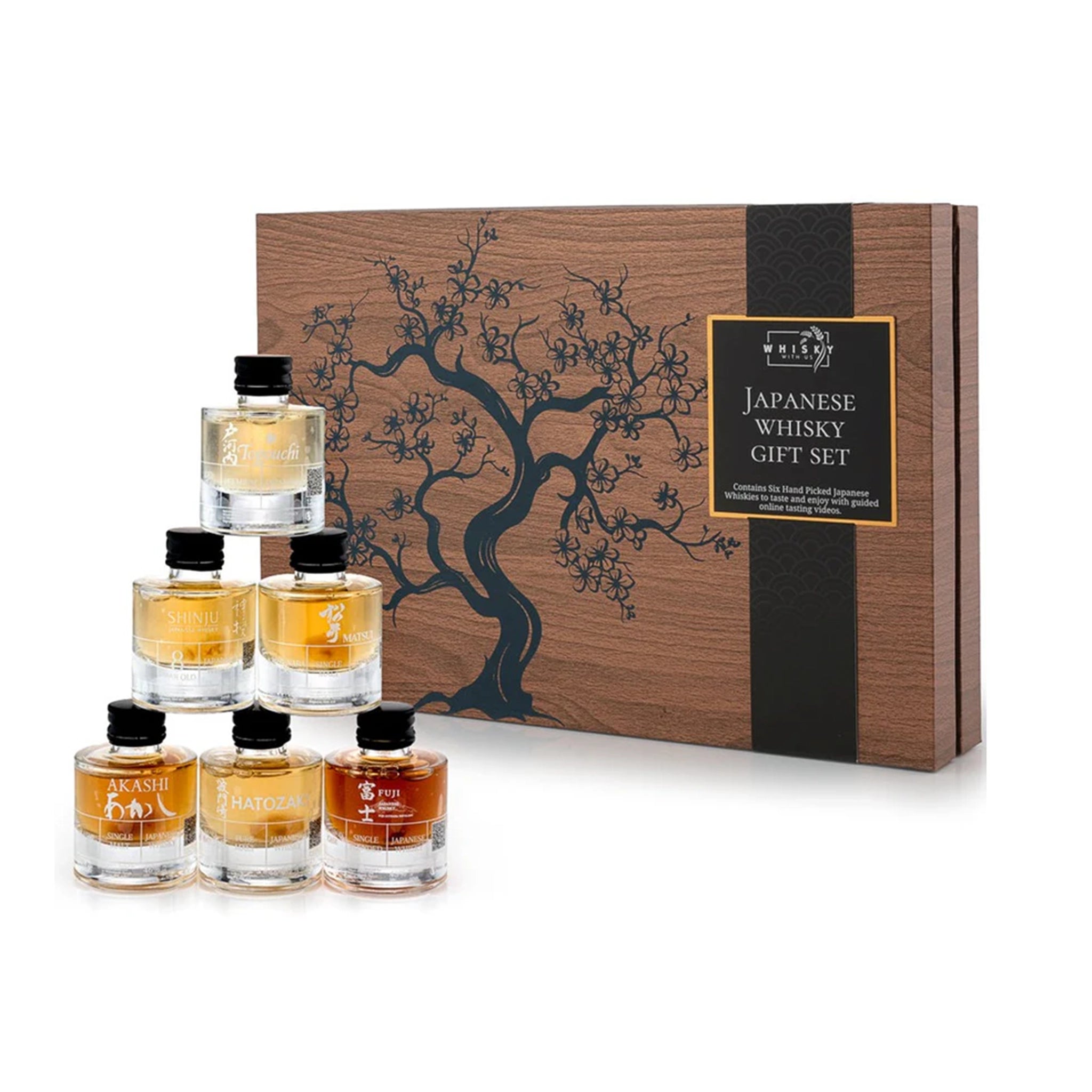 Japanese Whisky Tasting Set – 6 Premium Miniature Japanese