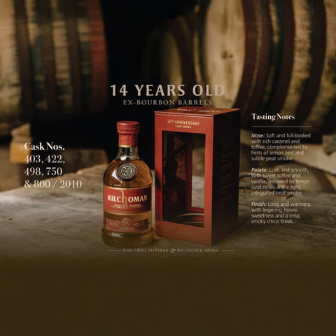 Kilchoman 14 Years Old Matured in Ex-Bourbon Barrels 20th Anniversary 51.2%