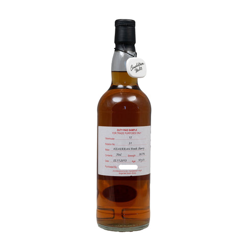 Kilkerran 10 Year Old Refill Fresh Sherry Duty Paid Sample Rotation 31 58.7%