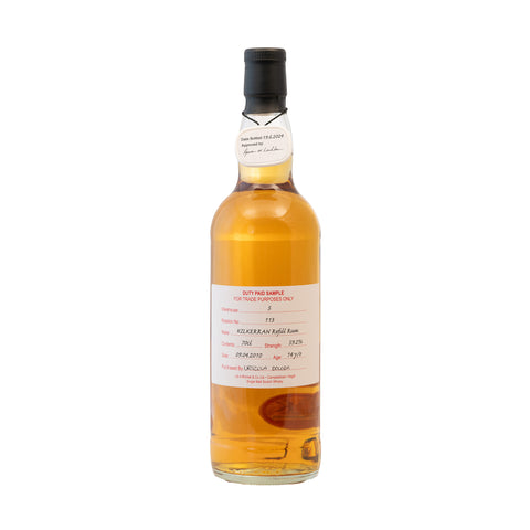Kilkerran 2010 14 Year Old Refilled Rum Cask 59.2%