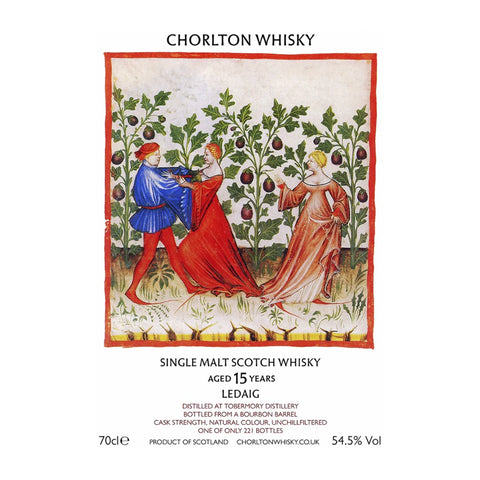 Ledaig 15 Year Old Bourbon Barrel Chorlton Whisky 54.5%