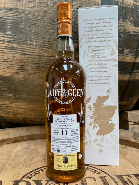 Orkney (HP) 2013 11 Year Old 1st Fill Bourbon Cask #510001 63.6%
