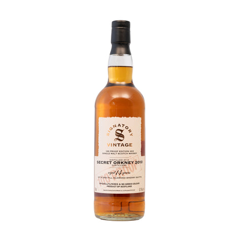 Secret Orkney 2010 14 Year Old Signatory Vintage 100 Proof Edition #23 57.1%