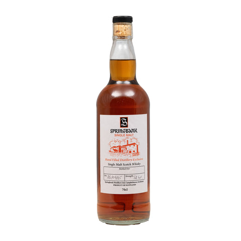 Springbank 2025 Hand Filled Whisky Distillery Exclusive 58.4%