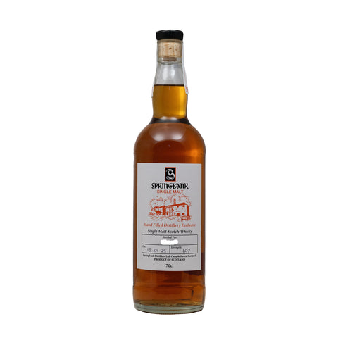 Springbank Whisky Hand Filled 2025 Release 60%