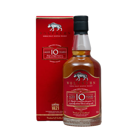 Wolfburn 10 Year Old Whisky 46%