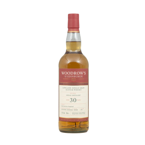 Girvan 30 Year Old Whisky Refill Hogshead Woodrow's 53.7%
