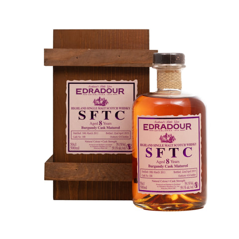 Edradour 8 Year Old SFTC Burgundy Single Cask #100 59.1%
