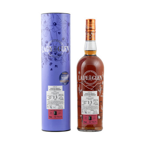 Dailuaine 13 Year Old Whisky 2008 Refill Hogshead with PX Sherry Finish Lady Of The Glen 53.7%