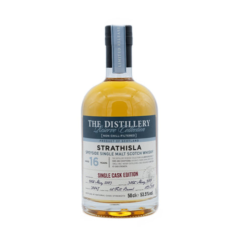 Strathisla 16 Year Old 1st Fill Barrel #38847 Distillery Reserve Collection 53.5%