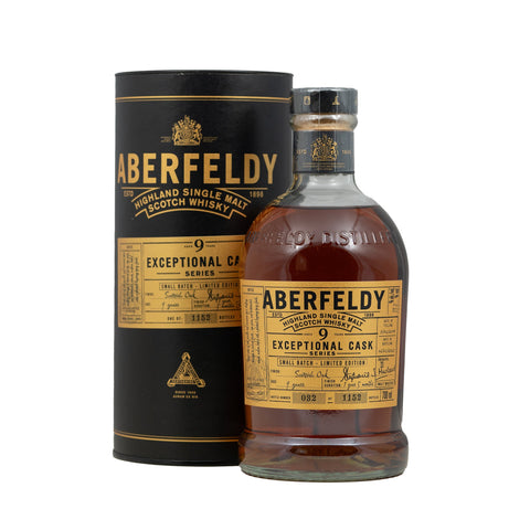 Aberfeldy 9 Year Old Exceptional Cask Scottish Oak Finish 59.7%