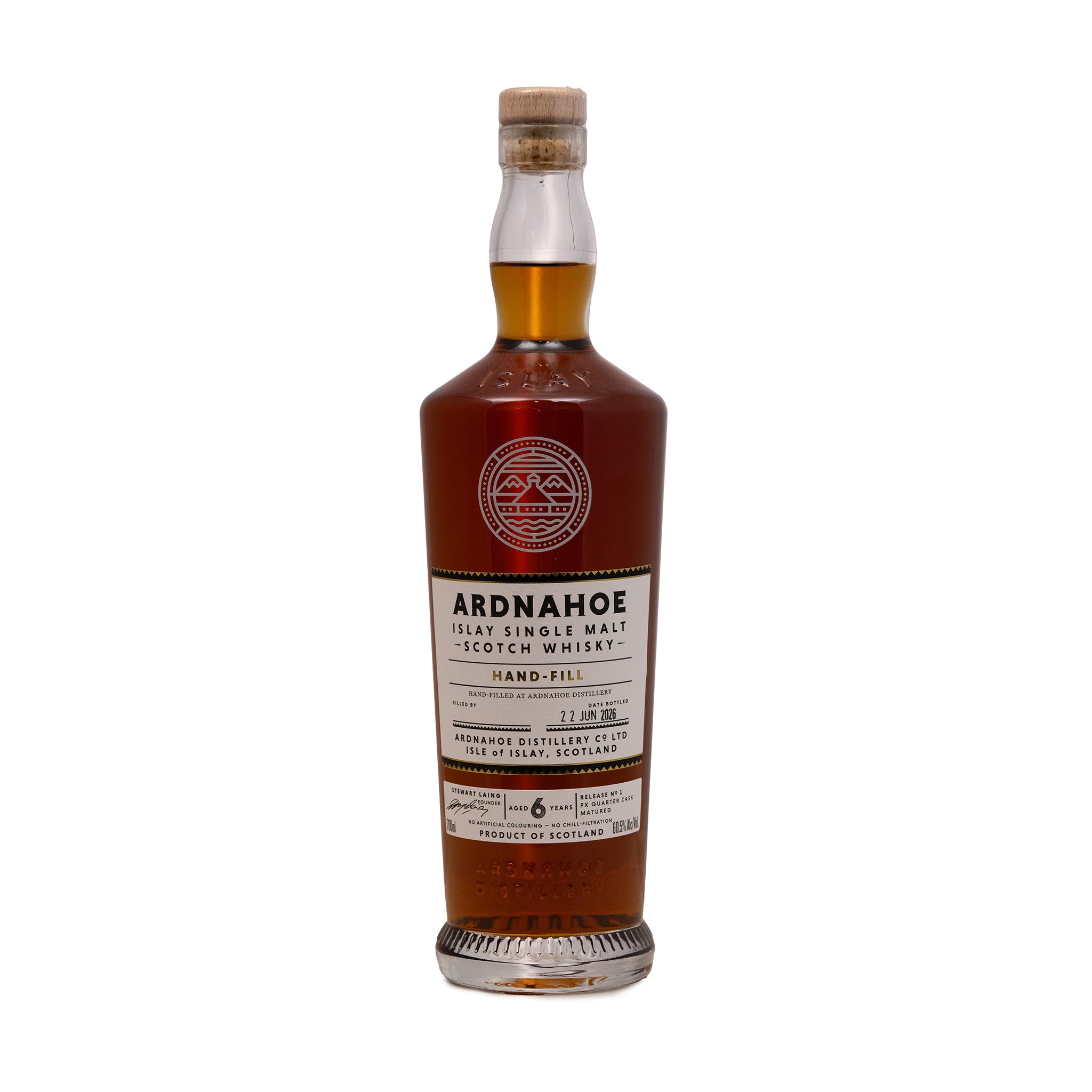 Ardnahoe 6 Year Old Hand Filled Distillery Exclusive Single Malt