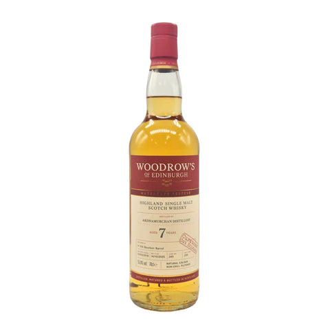 Ardnamurchan 7 Year Old 1st Fill Bourbon Barrel Woodrow's Of Edinburgh 55%