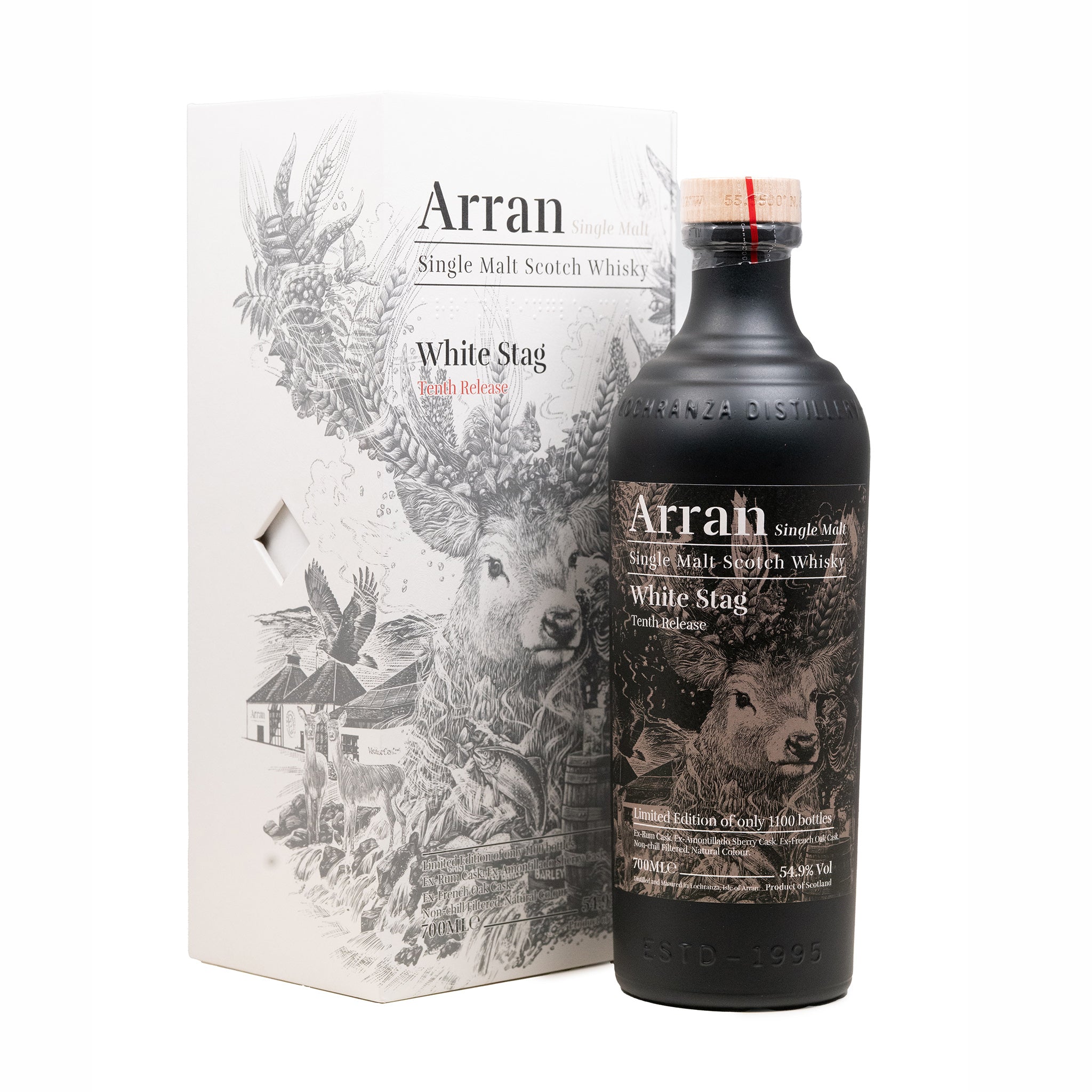 Buy Arran White Stag 10th Edition Single Malt Whisky 54.9% &ndash