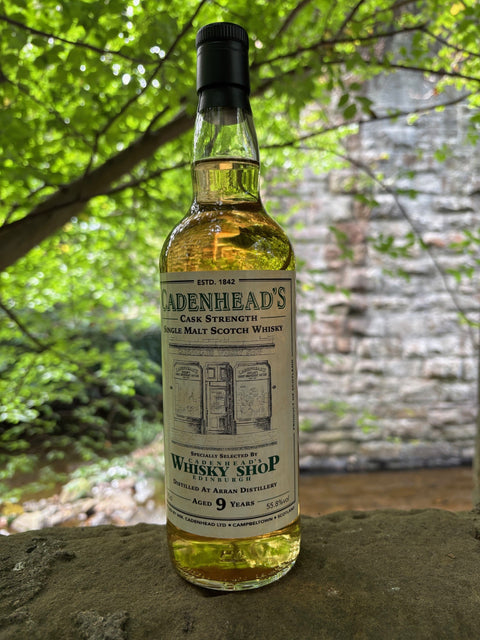 Arran 9 Year Old Cadenhead Edinburgh Release 55.8%
