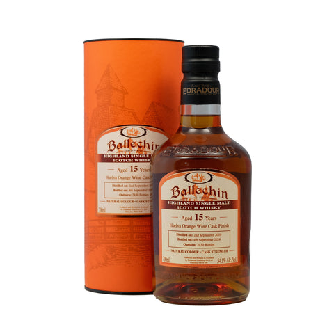 Ballechin 2009 Cask Strength 15 Year Old Orange Wine Finish 54.1%