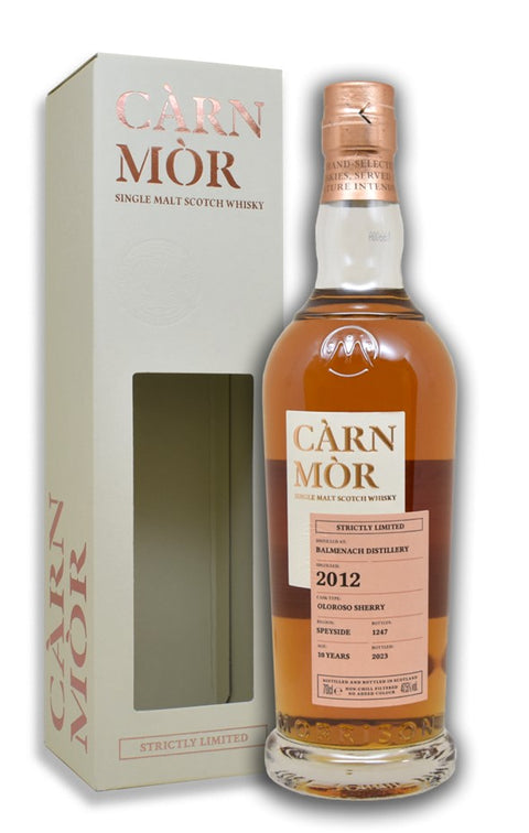 Carn Mor Balmenach 2012 10 Year Old 47.5%