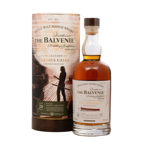 Balvenie 20 Year Old Whisky Sherry Peated Cask Finish Curious Casks 47.7%