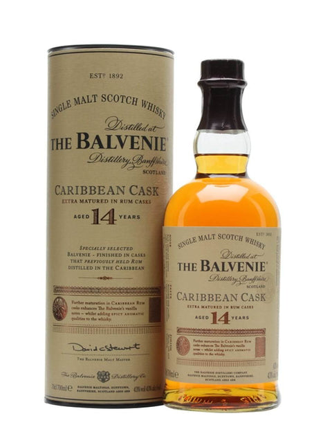 Balvenie Caribbean Cask 14 Year Old 43%