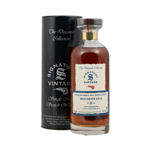 Ben Nevis 8 Year Old Whisky 2014 Signatory IBISCO Decanter 46%