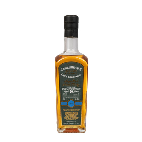 Bruichladdich 20 Year Old Bourbon Barrel Cadenhead Release 52.7%