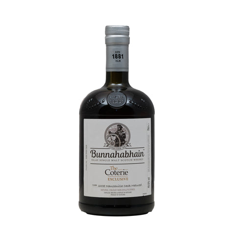 Bunnahabhain Coterie 2008 Manzanilla Cask 49.6%