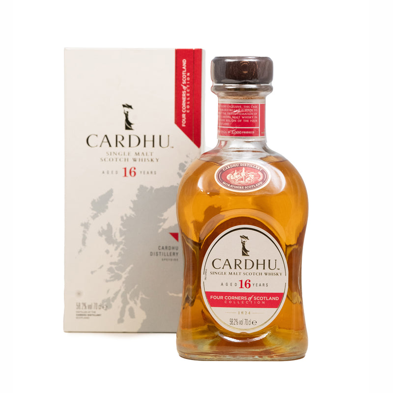 Cardhu 16 Year Old Single Malt Whisky Four Corners Of Scotland