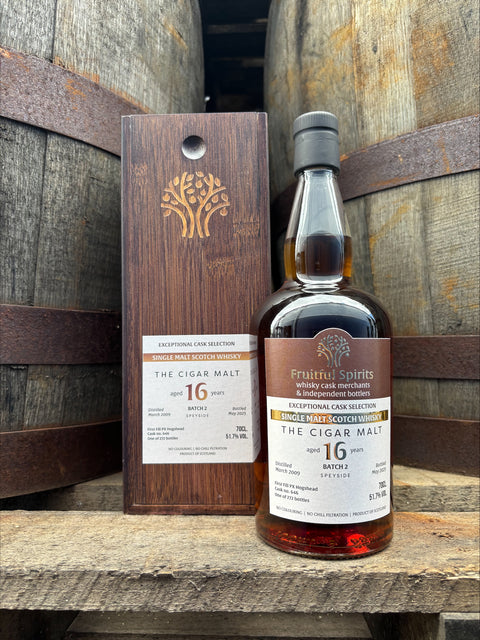 The Cigar Malt 16 Year Old PX Finish Batch 2 Fruitful Spirits 51.7%