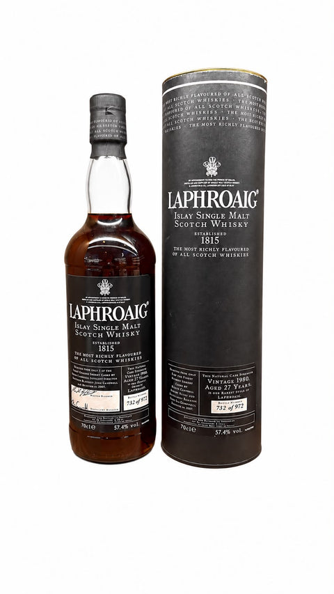 Laphroaig 1980 27 Year Old Oloroso Sherry Cask 57.4%