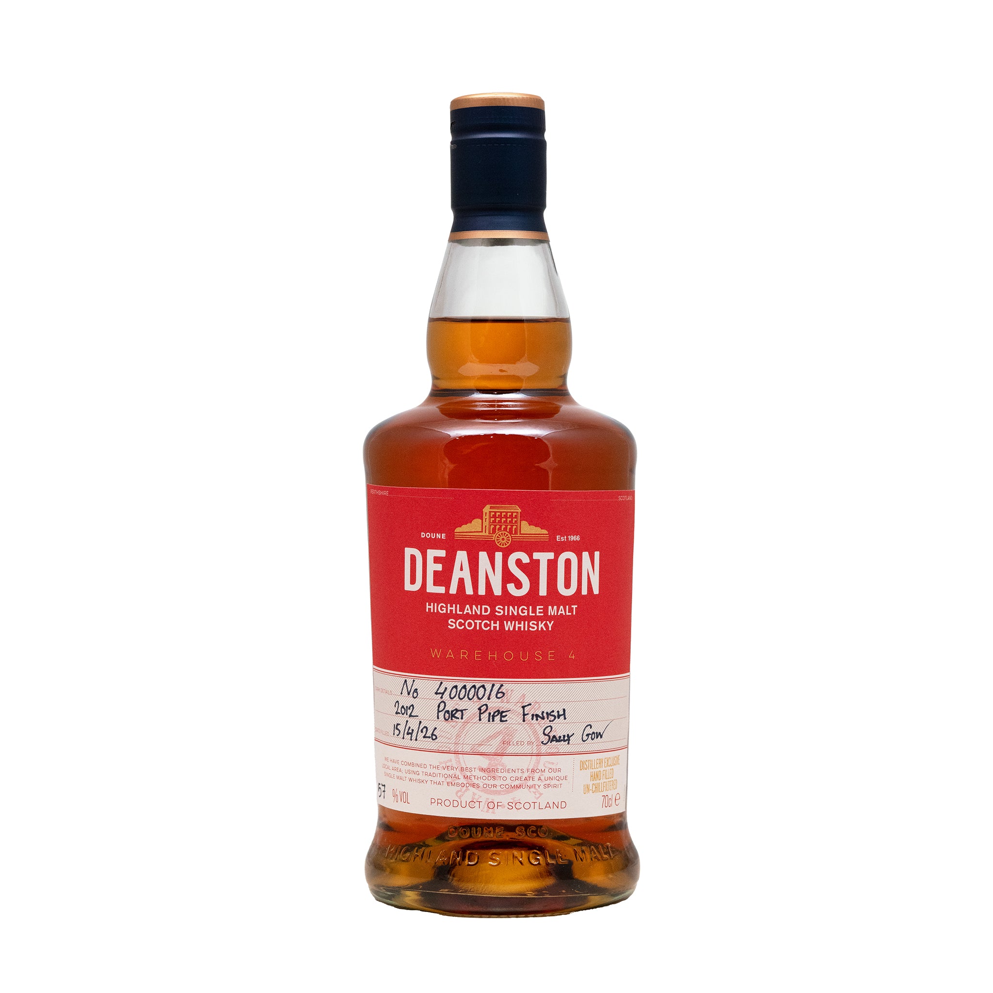 Deanston 2012 13 Year Old Whisky Port Pipe Cask 4000016 57.0