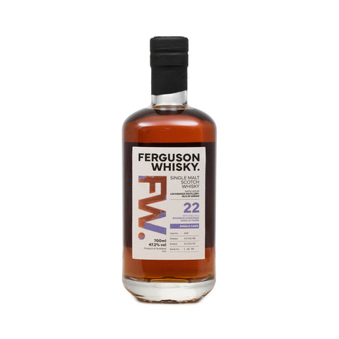 Arran 22 Year Old Bourbon Single Cask Ferguson Whisky 47.2%
