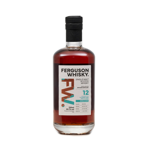 Speyside 12 Year Old PX Single Cask Ferguson Whisky 55.7%