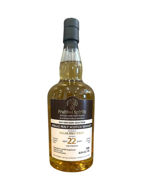 Highland Park 22 Year Old Single Cask #1036 Fruitful Spirits 45.6%