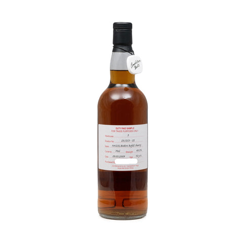 Hazelburn 2009 Duty Paid Sample Sherry Cask Rotation 23/253-22 49.5%