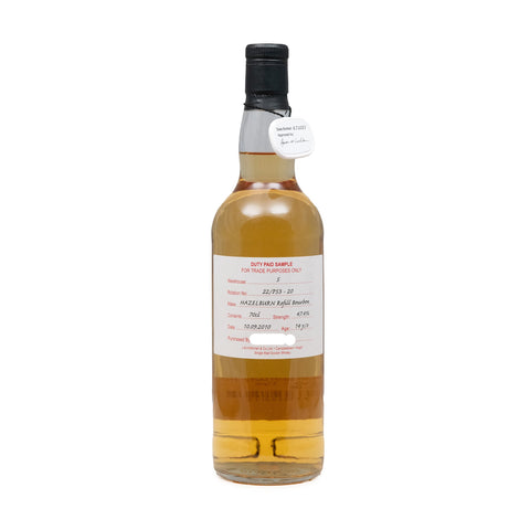 Hazelburn 2010 Duty Paid Sample Bourbon Cask Rotation 23/P53-20 47.4%