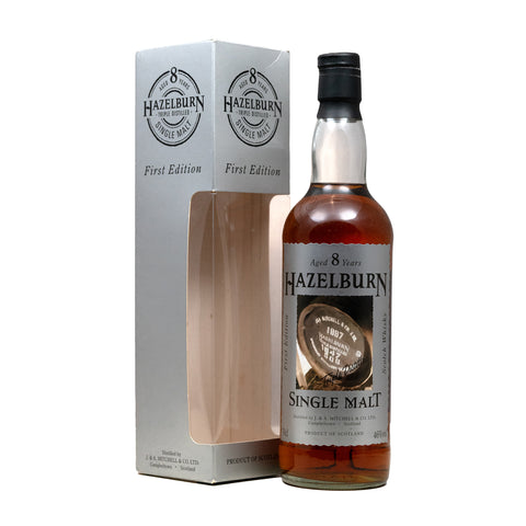 Hazelburn 8 Year Old First Edition Barrel Label 46%