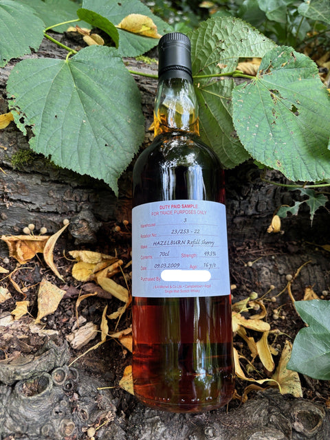 Hazelburn 2009 Duty Paid Sample Bourbon Cask Rotation 23/253-22 49.5%
