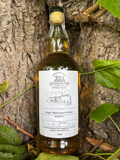 Hazelburn 2026 Hand Filled Distillery Exclusive Single Malt Whisky 59.6%