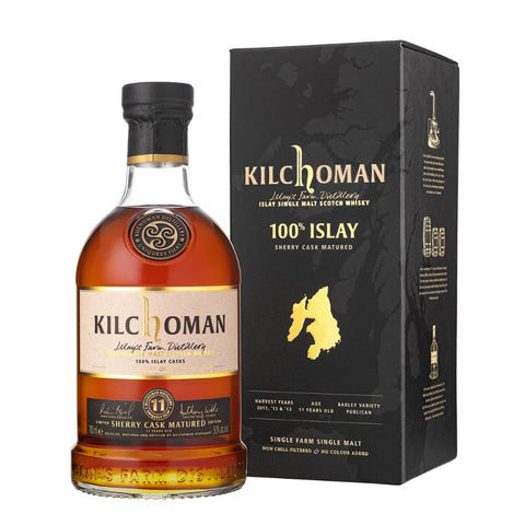 Kilchoman 100% Islay 11 Year Old Sherry Cask 2025 Release 50%