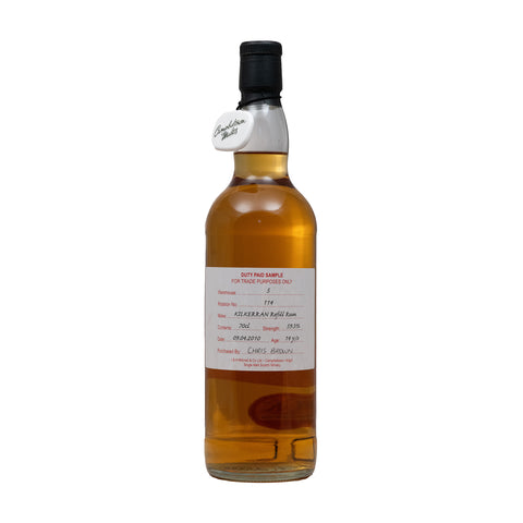 Kilkerran 14 Year Old Refill Rum Cask Duty Paid Sample Rotation 114 59.3%