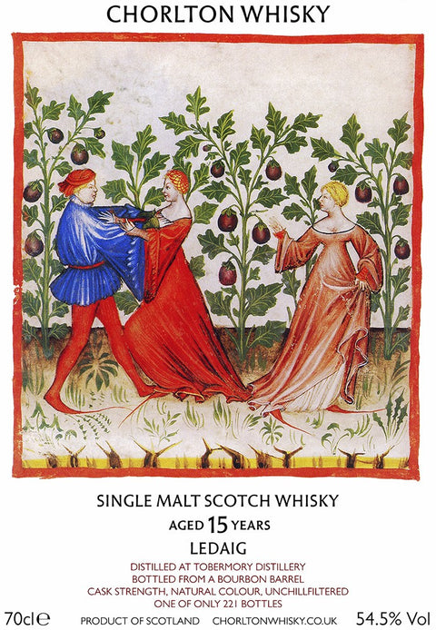 Ledaig 15 Year Old Bourbon Barrel Chorlton Whisky 54.5%