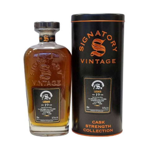 Ledaig 19 Year Old 1st Fill Oloroso Sherry Butt #900158 Signatory Vintage 54.1%