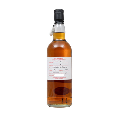 Longrow 9 Year Old Duty Paid Sample Fresh Sherry #4 56.4%