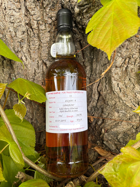 Longrow 10 Year Old Whisky Duty Paid Sample 23/p04-4 54.7%