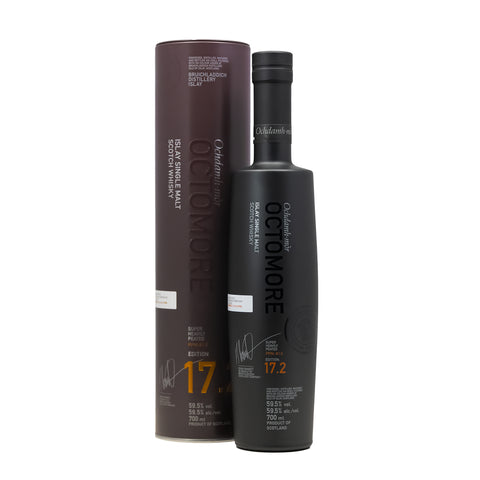 Octomore 17.2 5 Year Old French Ex Bourbon With A Port Finish Casks 59.5%