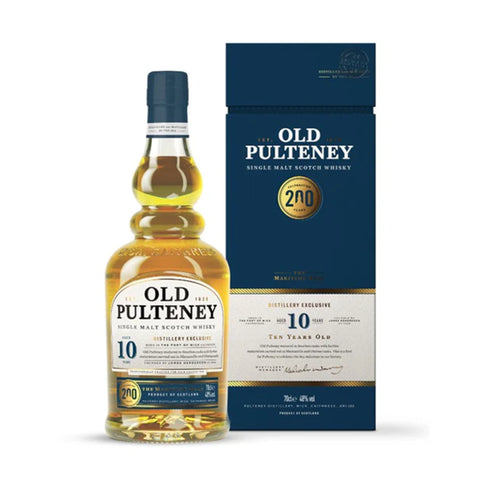 Old Pulteney 10 Year Old 200th Anniversary Distillery Exclusive Single Malt Whisky 48%