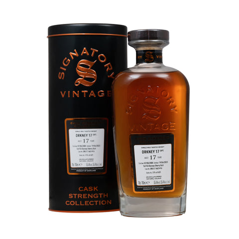 Highland Park 17 Year Old Single Cask DRU17A63#16 Signatory Vintage 55.4%